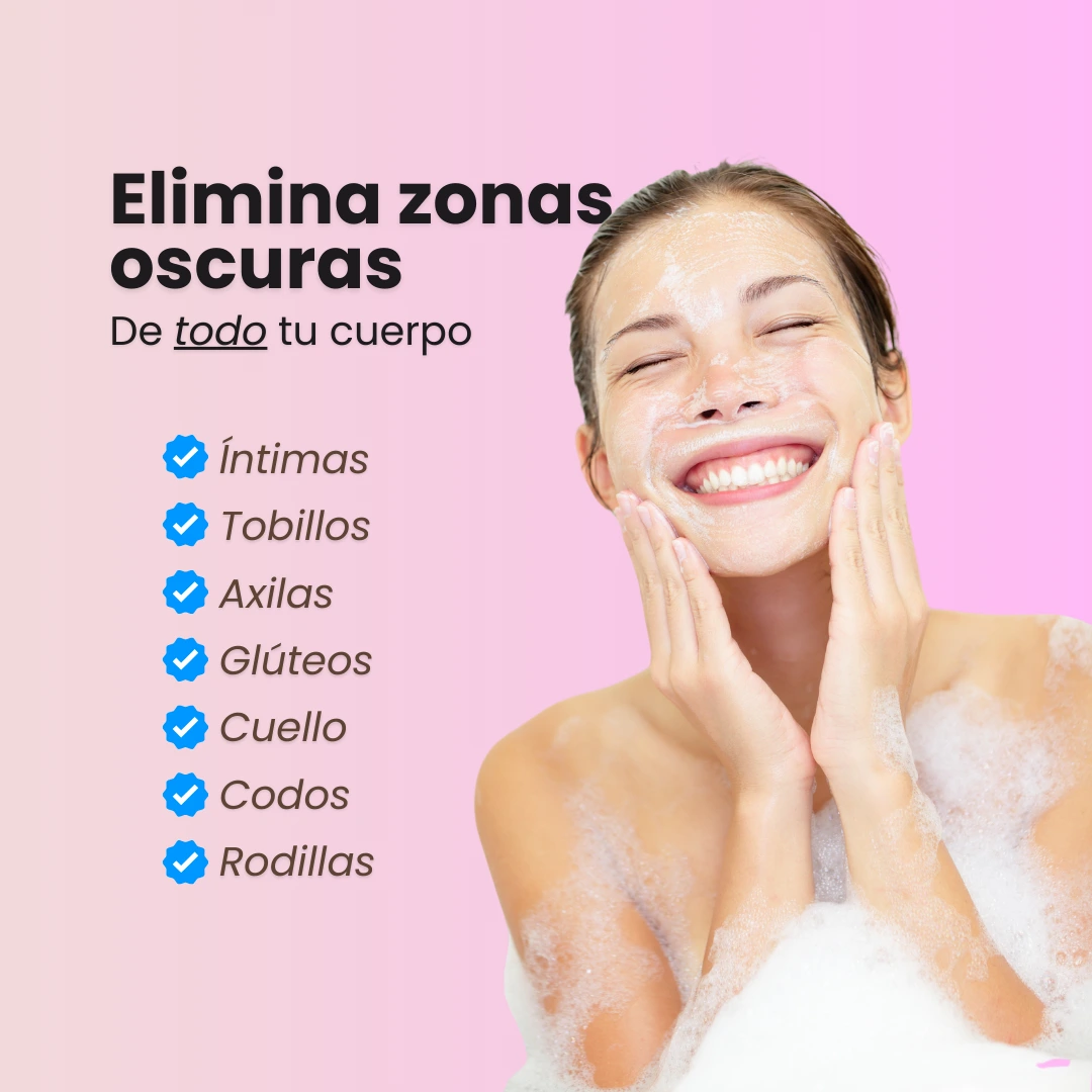 jabon piel de melocotón elimina zonas oscuras en todo tu cuerpo