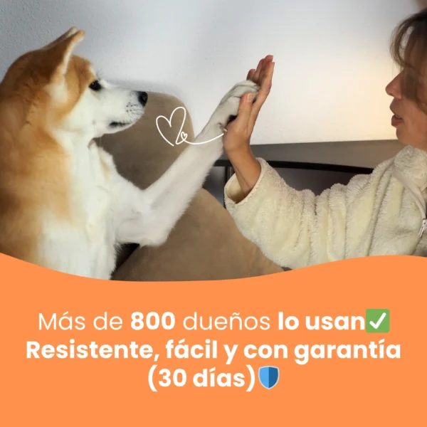 Más de 800 dueños lo usan. Resistente, fácil y con garantía (30 días)🛡️