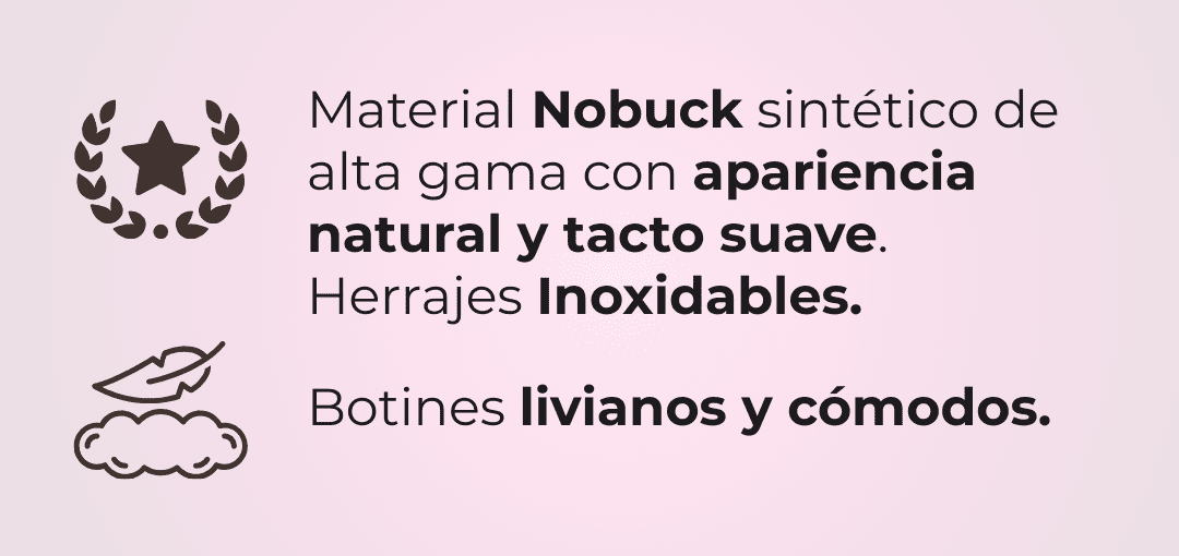 materiales botin Radiante e1745182026869 Todo lo que buscas, ¡lo tenemos para ti!